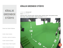 Tablet Screenshot of greenboxstudyokiralama.com